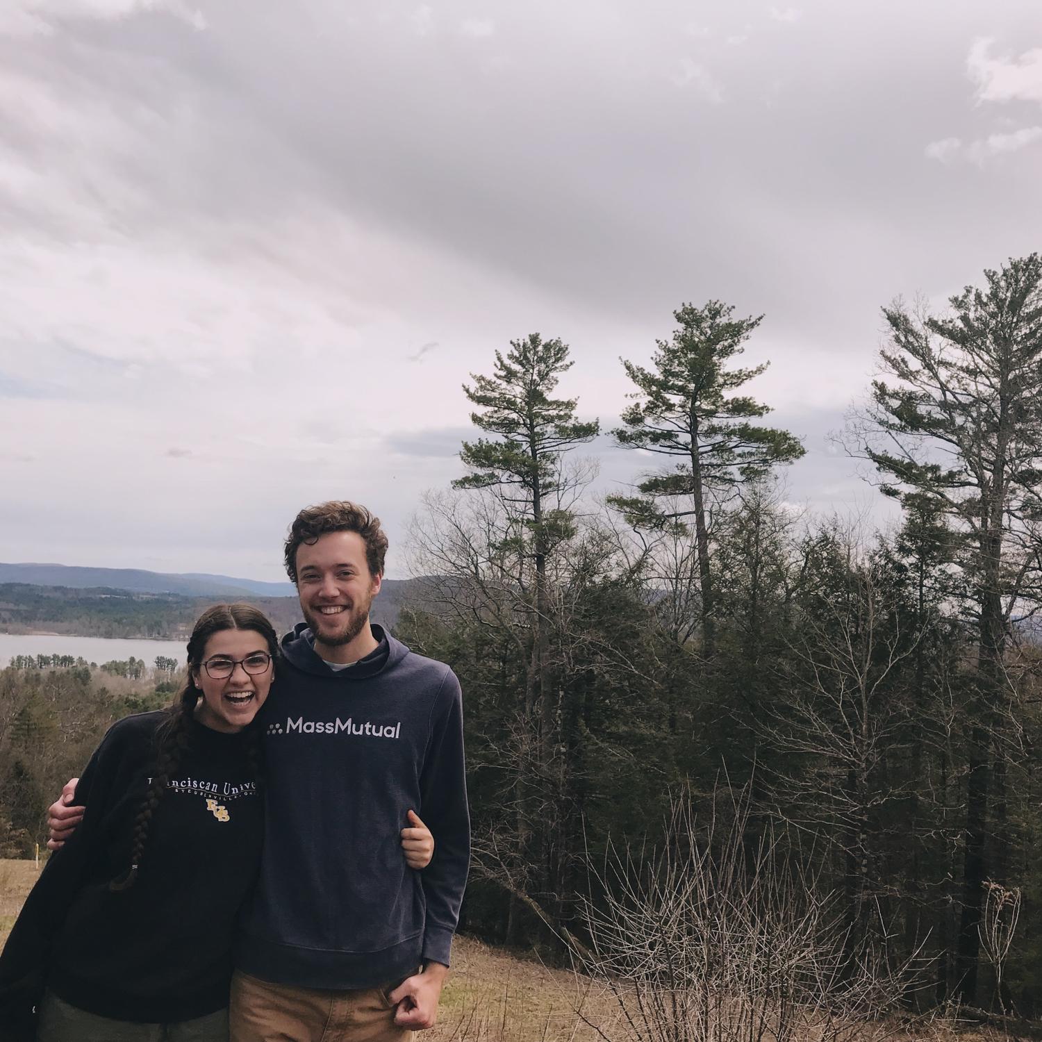 Sarah visited Massachusetts for Easter sophomore year