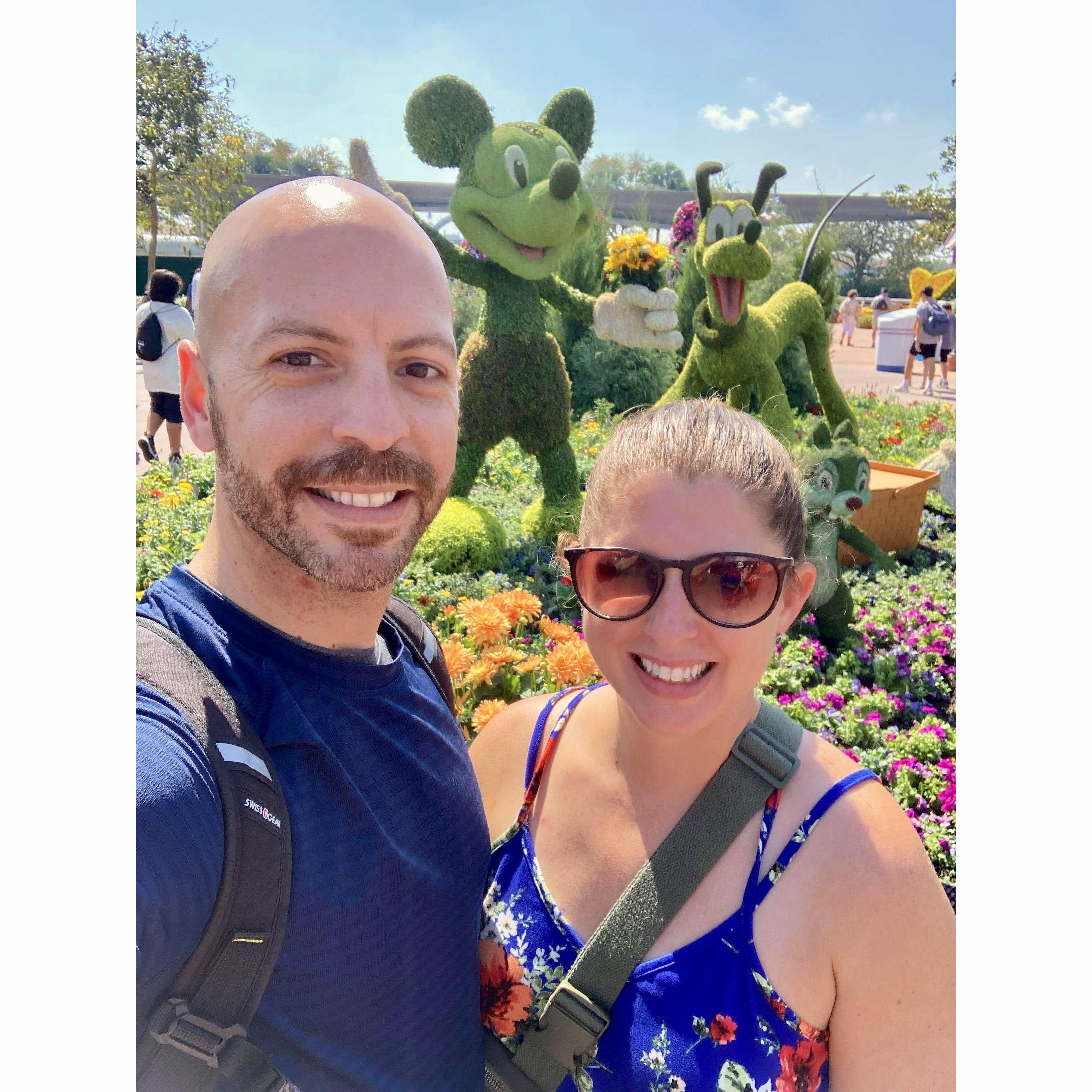 First time we went to Disney together... many more visits followed.