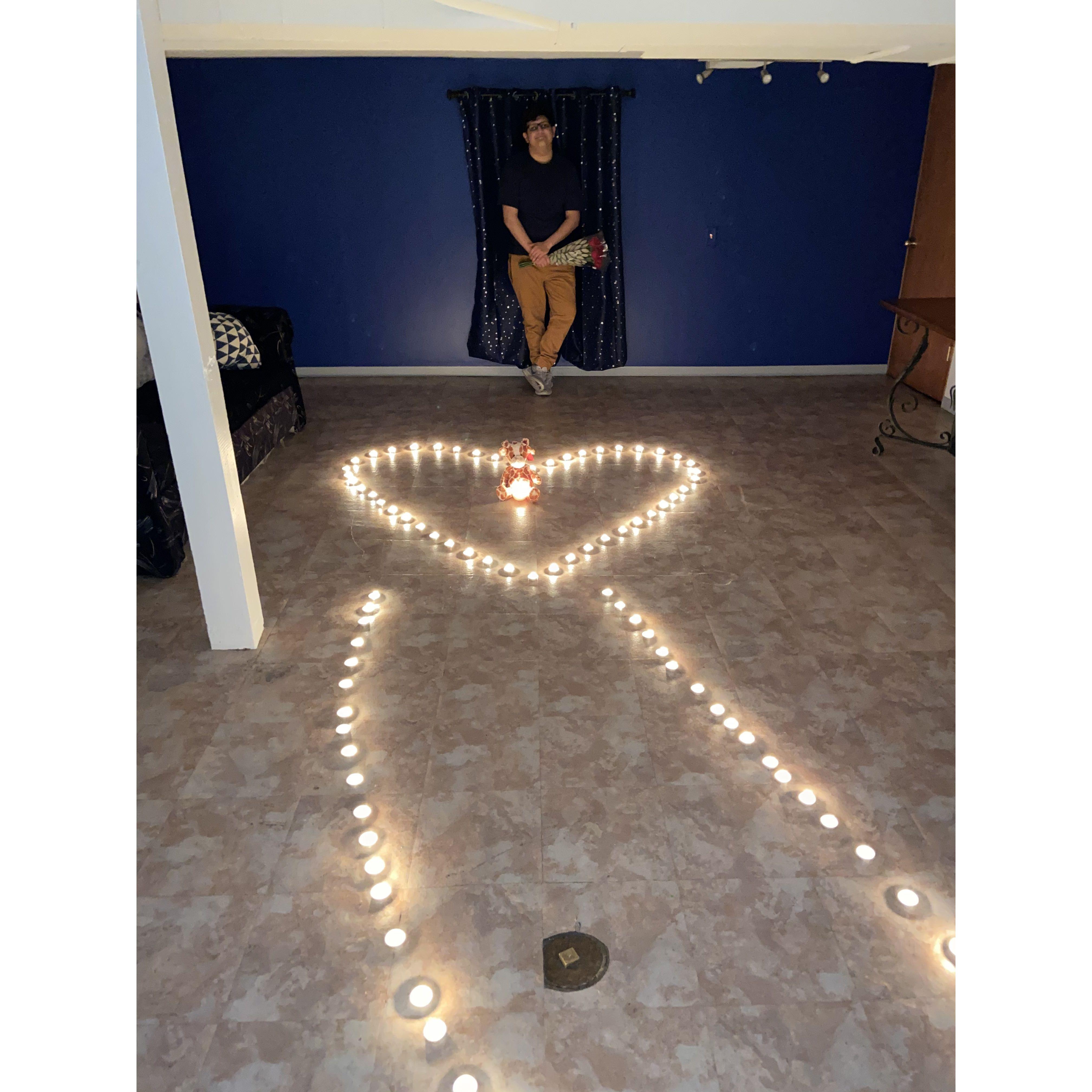 This is how Carlos decided to ask me to be his girlfriend. I almost fainted thinking he was asking me to marry him.