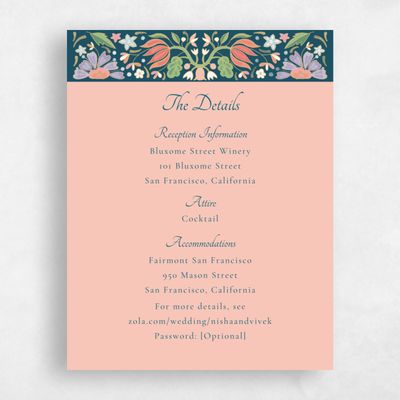Pink Summer Wedding Enclosure - Suraya