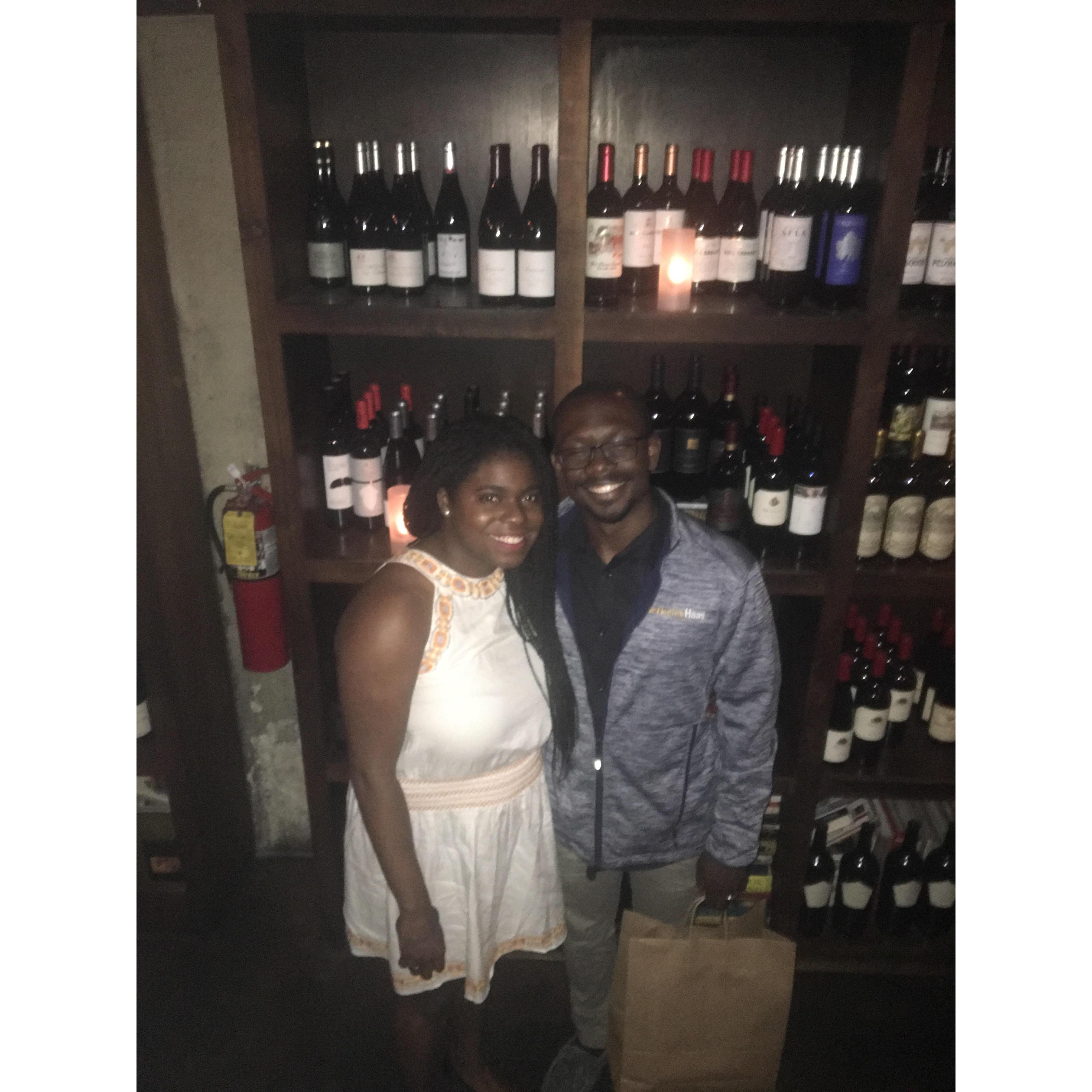 Basking in our post-engagement glow!