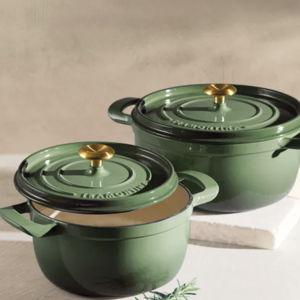 Tramontina 4-quart & 6-quart Enameled Cast Iron Round Dutch Oven, 2-pack