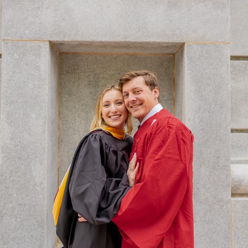 Graduation pictures at the bell tower!