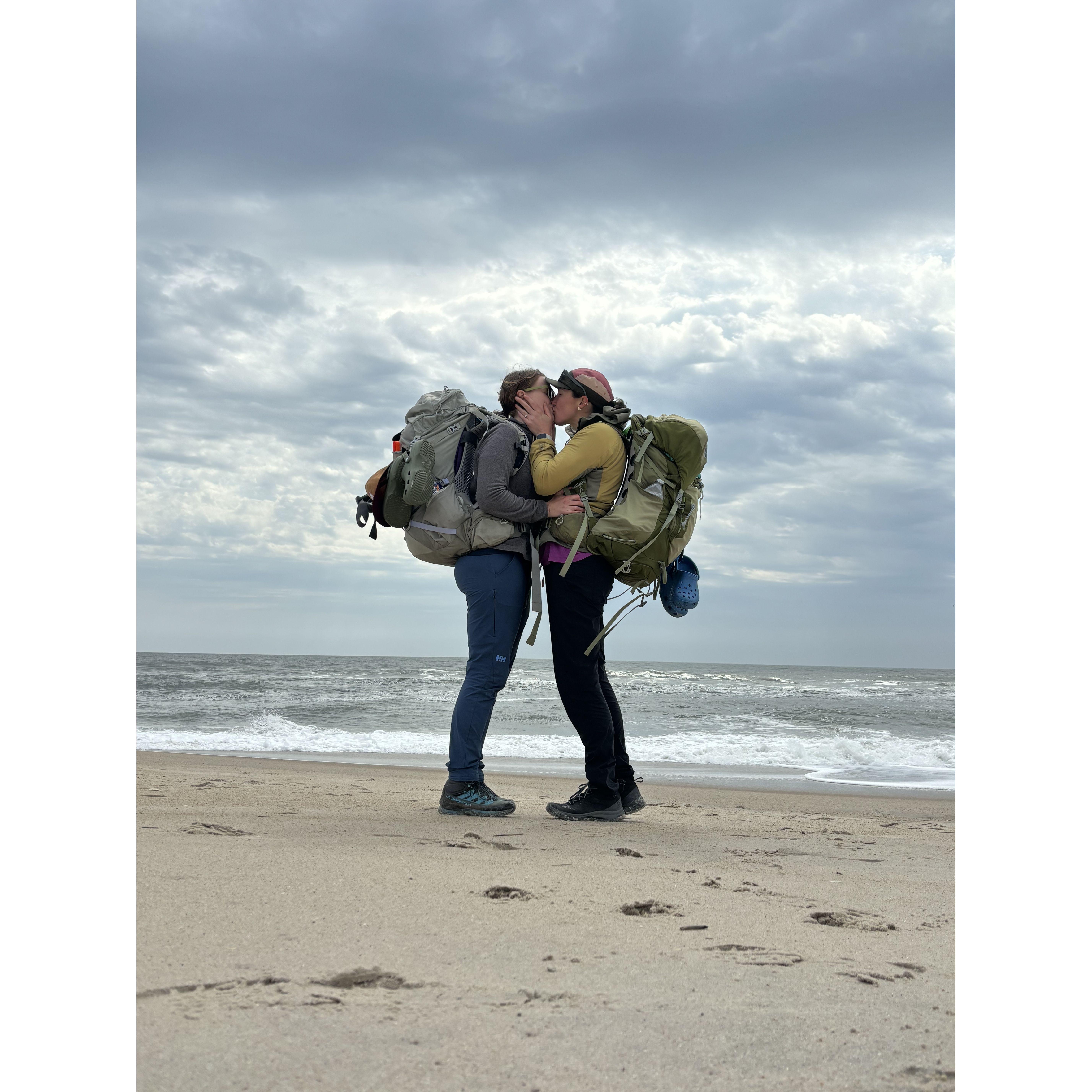 After our engagement on Assateague Island!