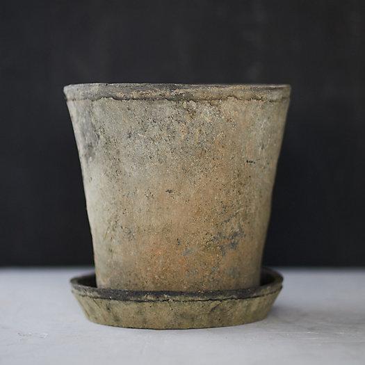 Earth Fired Clay Herb Pot + Saucer Set