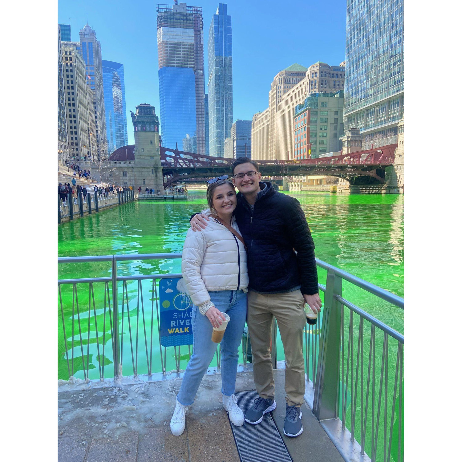 St. Patty's Day in Chicago.