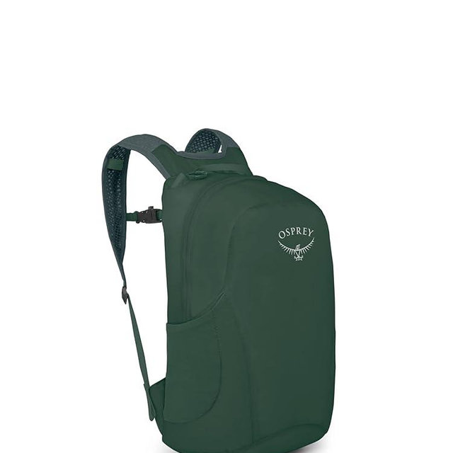 Osprey Ultralight Collapsible Stuff Pack - Lightweight, Packable Travel Backpack — Extra Bag For Travel and Every Day — 18 L Capacity Daypack to Expand Luggage, Tundra Green