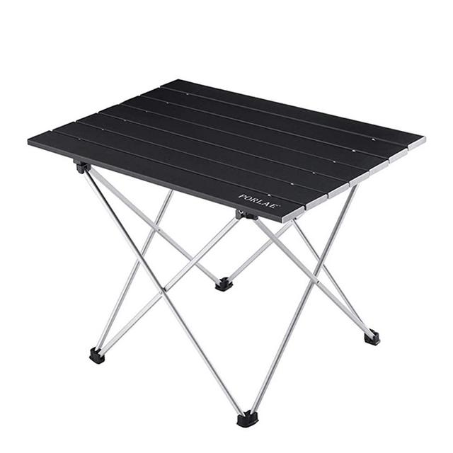 Foldable Portable Aluminum Table with Carry Bag for Outdoor Camping, Hiking and Picnic