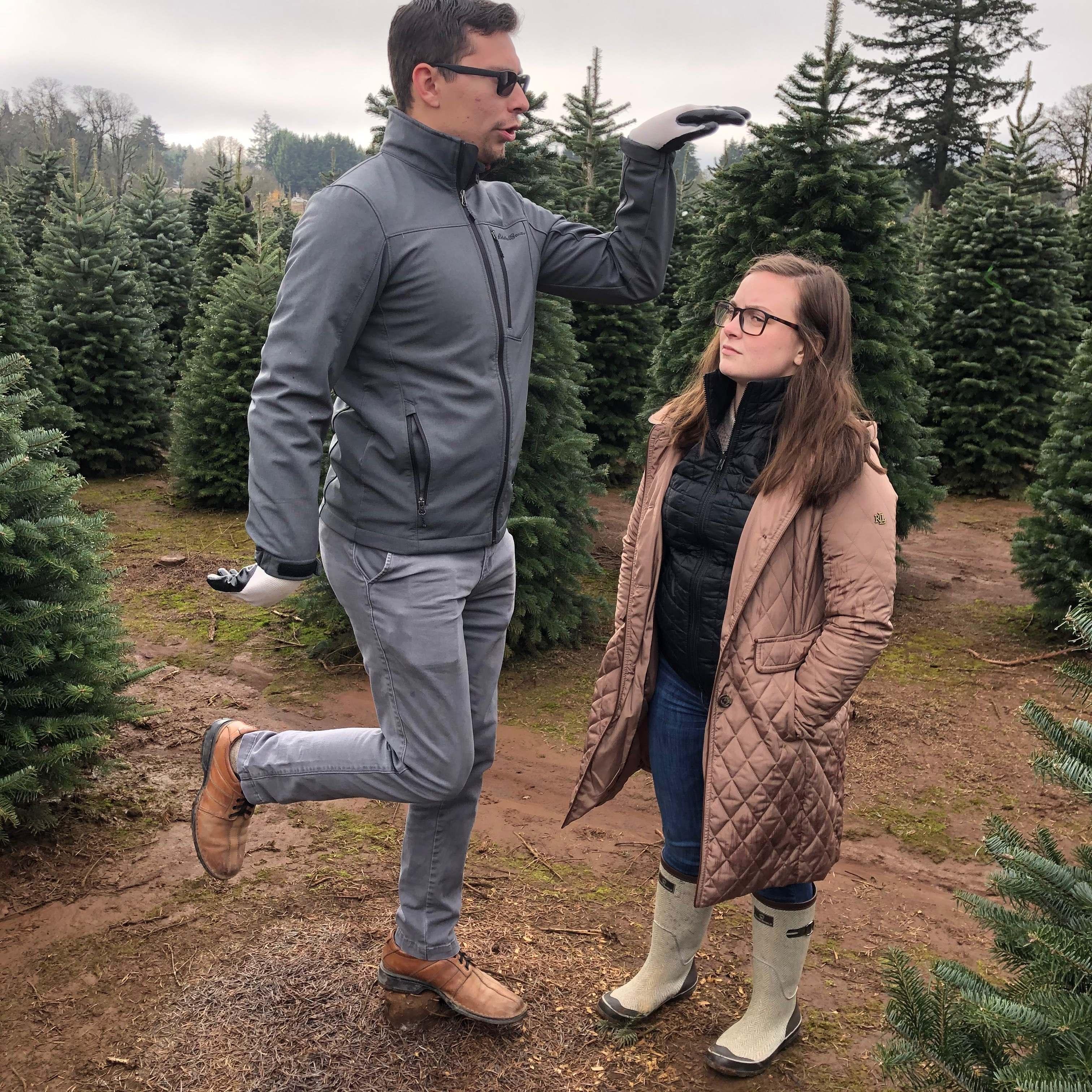 Our first years getting a Christmas Tree.