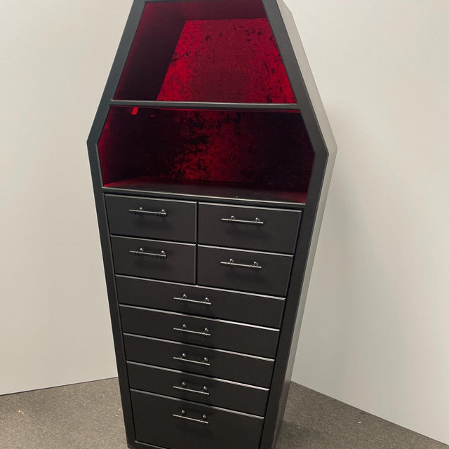 Coffin Bookcase Shelf