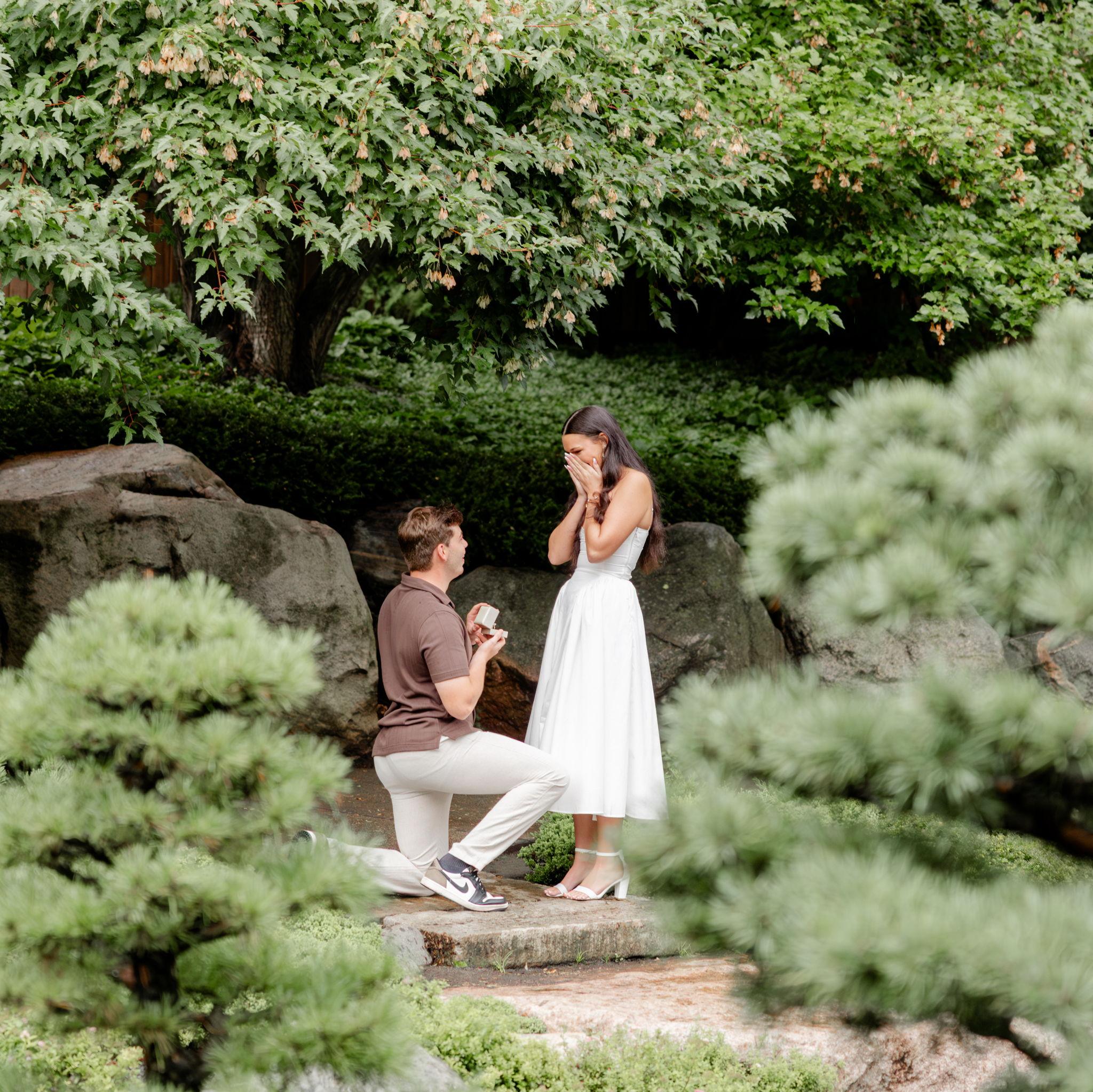 Where I said yes to forever with him!