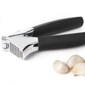 OXO Good Grips Heavy Duty Garlic Press, Die-Cast Zinc, Black