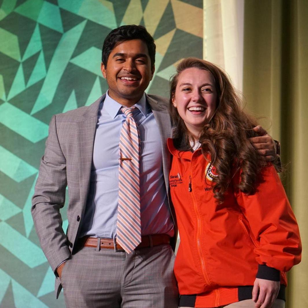 After JMU, SJ & MJ both moved to the DC area. MJ began work at Booz Allen & SJ served as an AmeriCorps Member. This picture was taken after MJ saw SJ deliver a keynote speech at City Year's Gala.