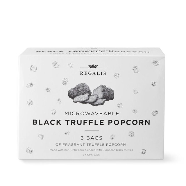 Regalis Microwavable Black Truffle Popcorn