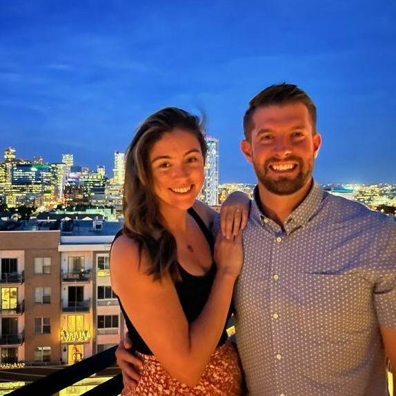 Celebrating our engagement with a night out in Denver