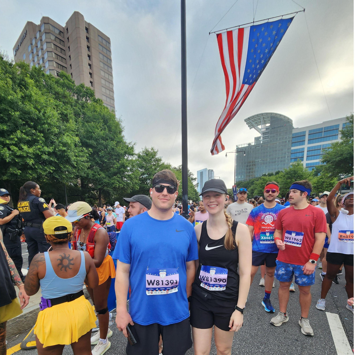 Our first Peachtree road race 2024.