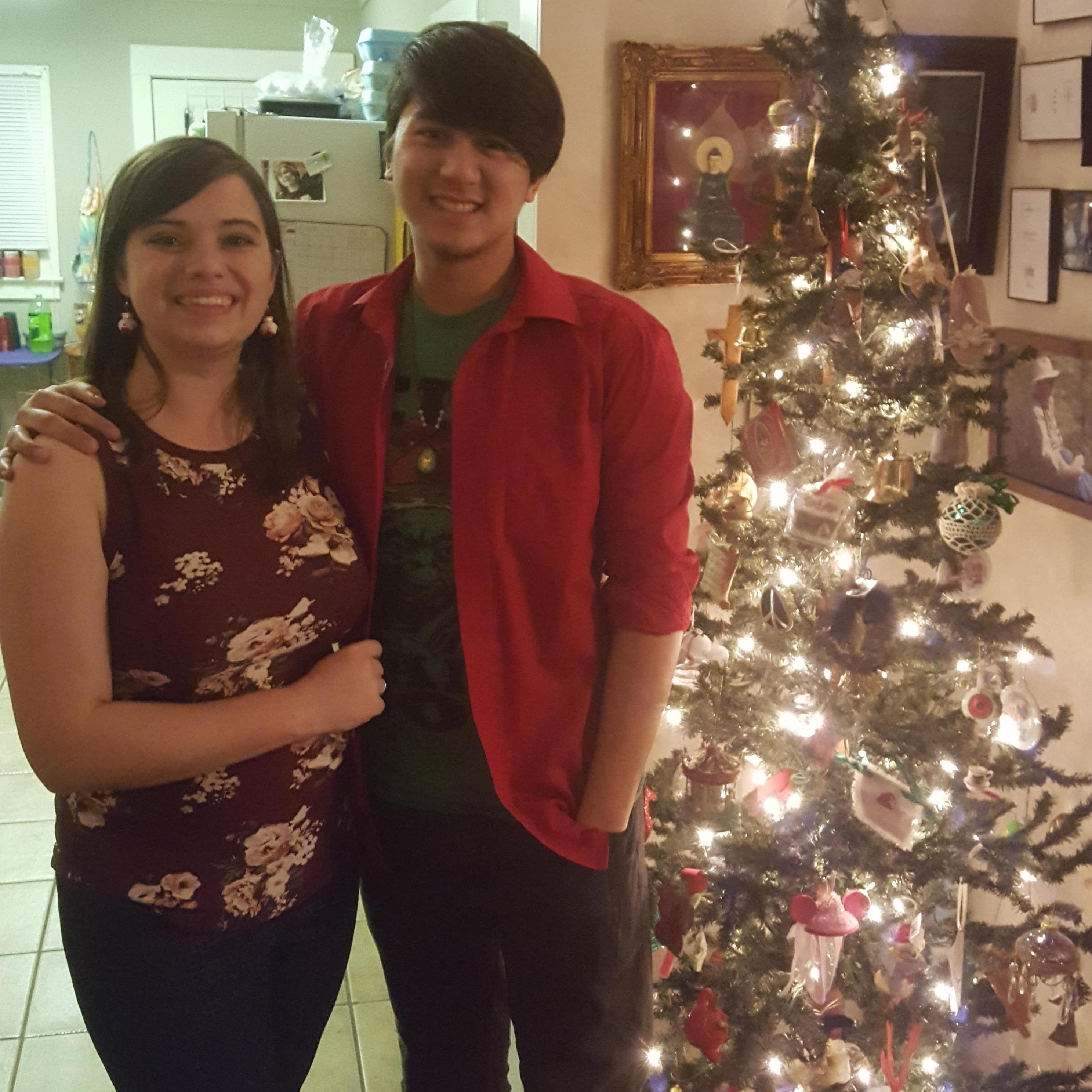 First Christmas when we were living with just the two of us