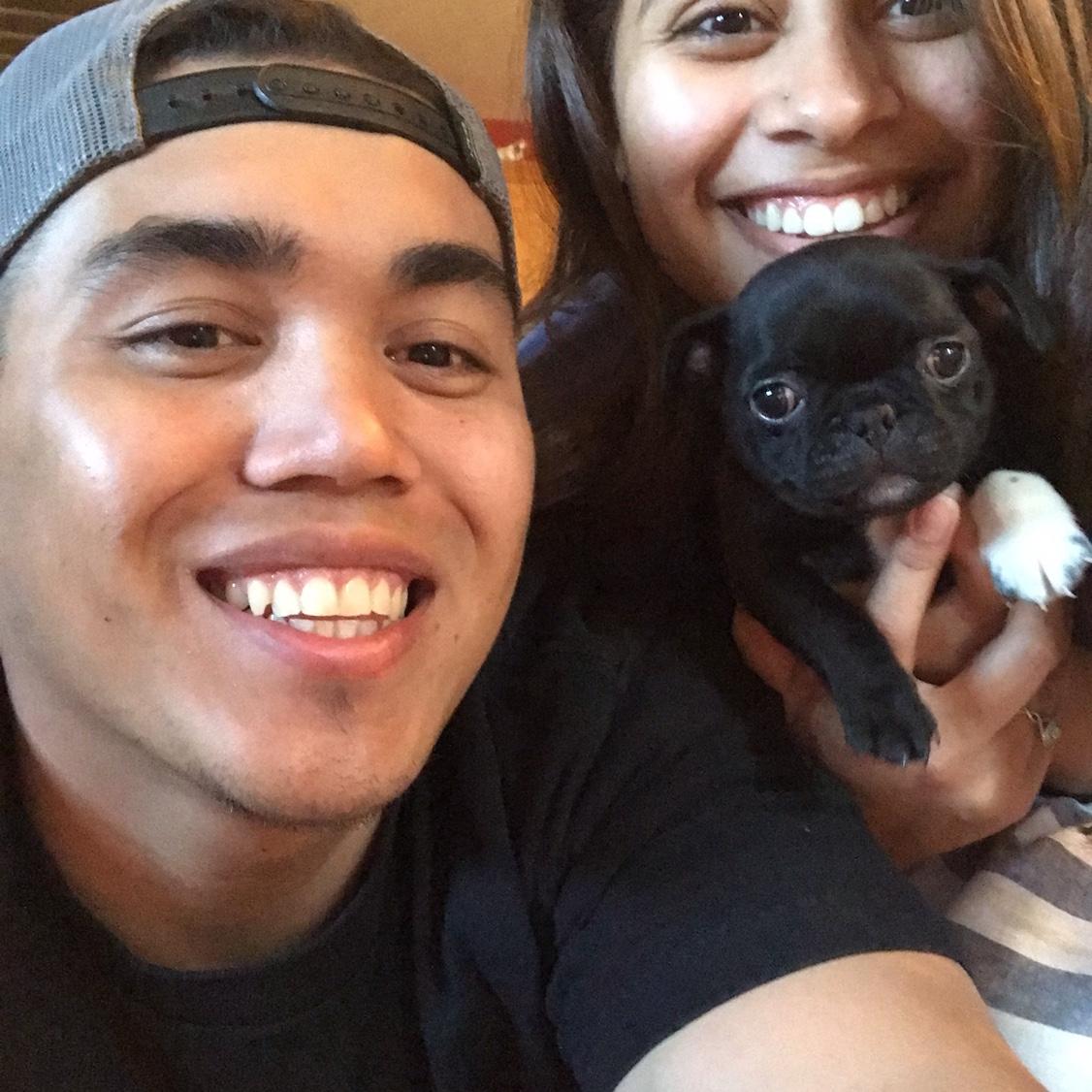 Chuggys 1st day home