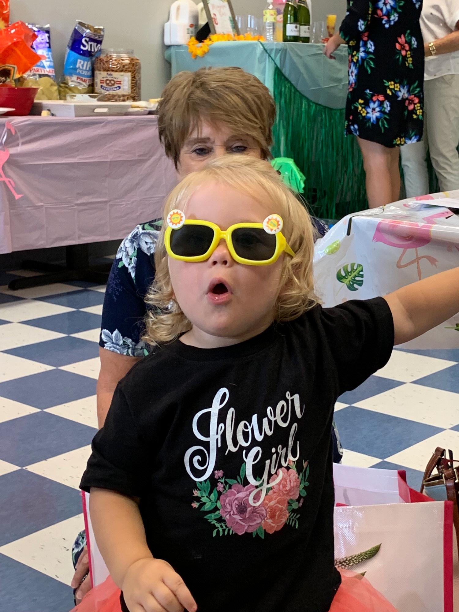 Stylin’ flower girl