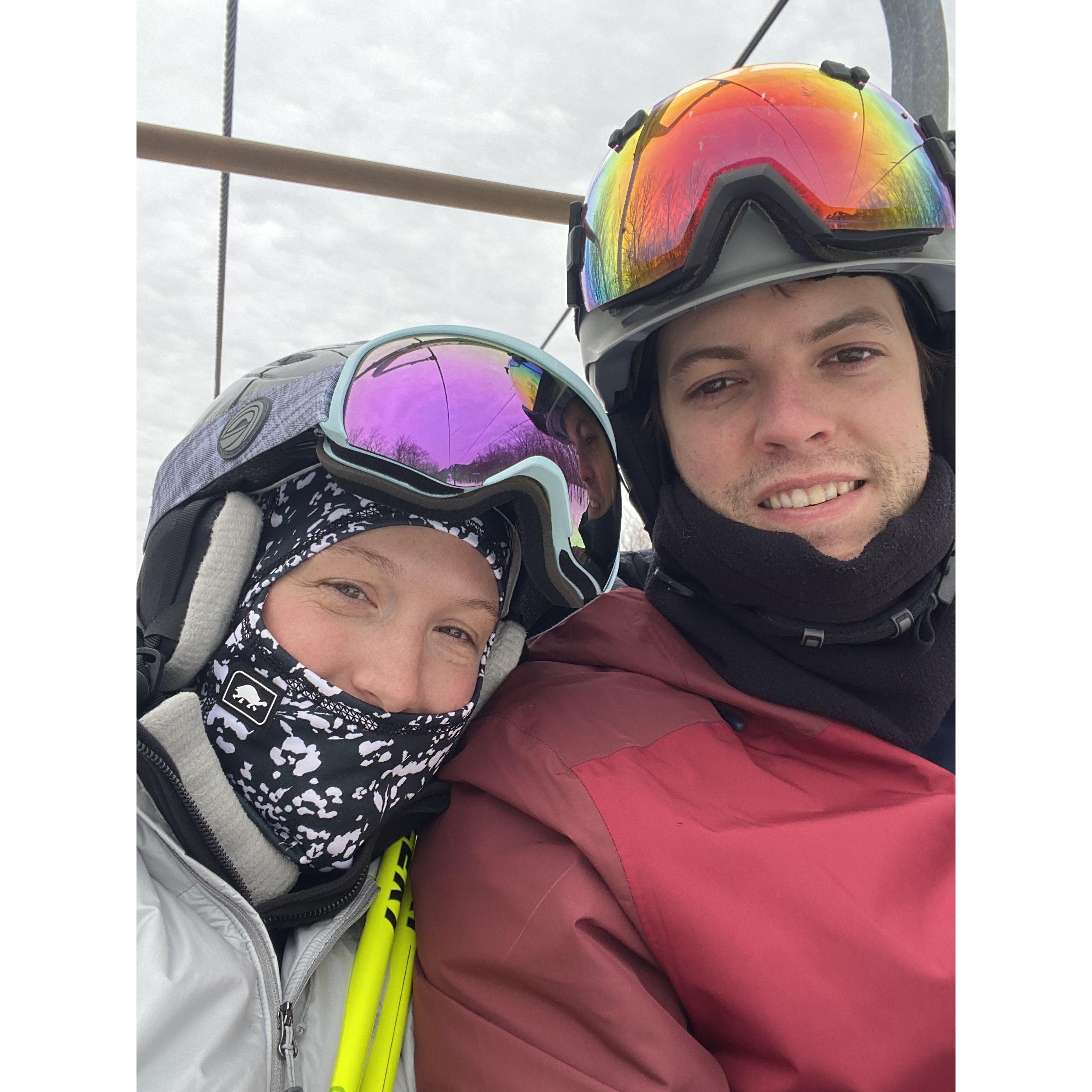 Skiing at Stowe