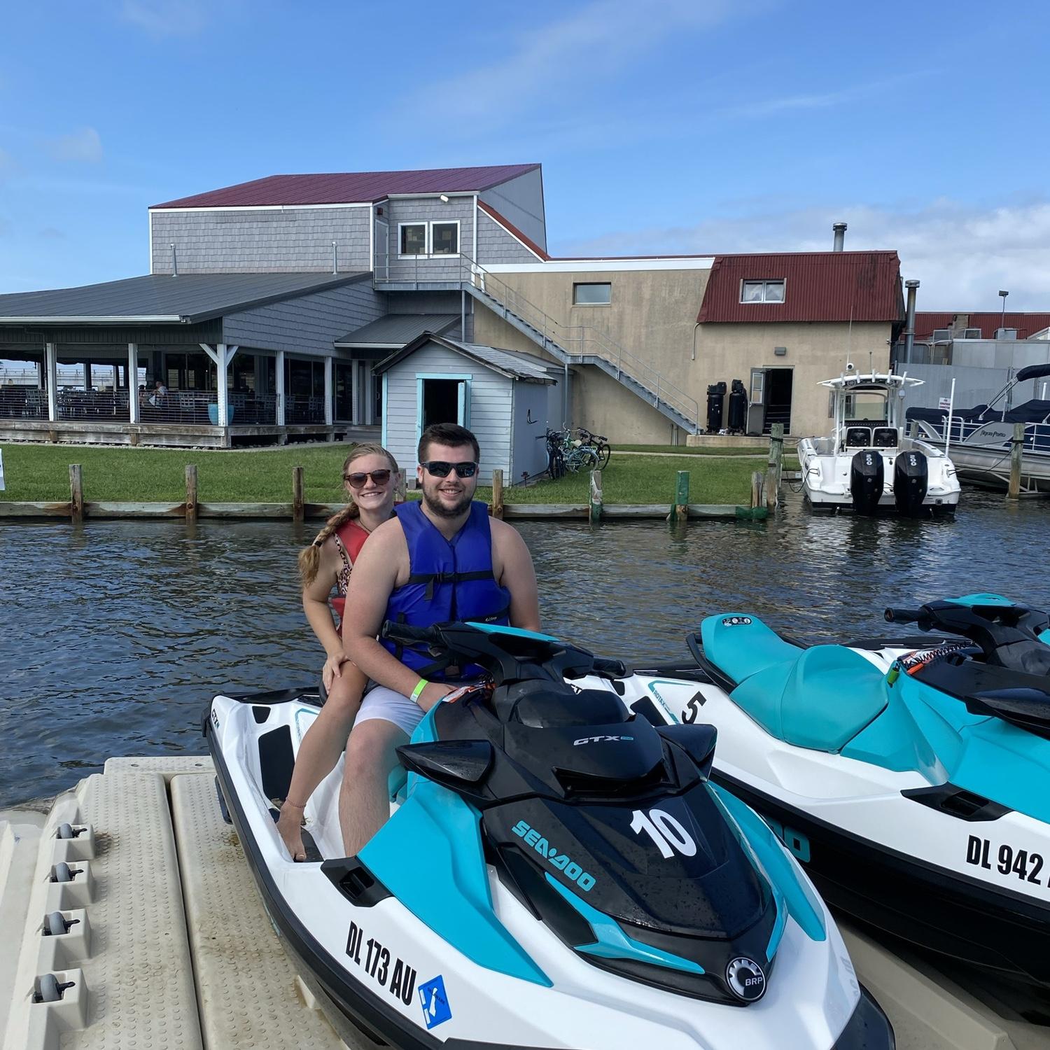 The one where only he could drive the jet ski because he lost my last vertical license 🥲