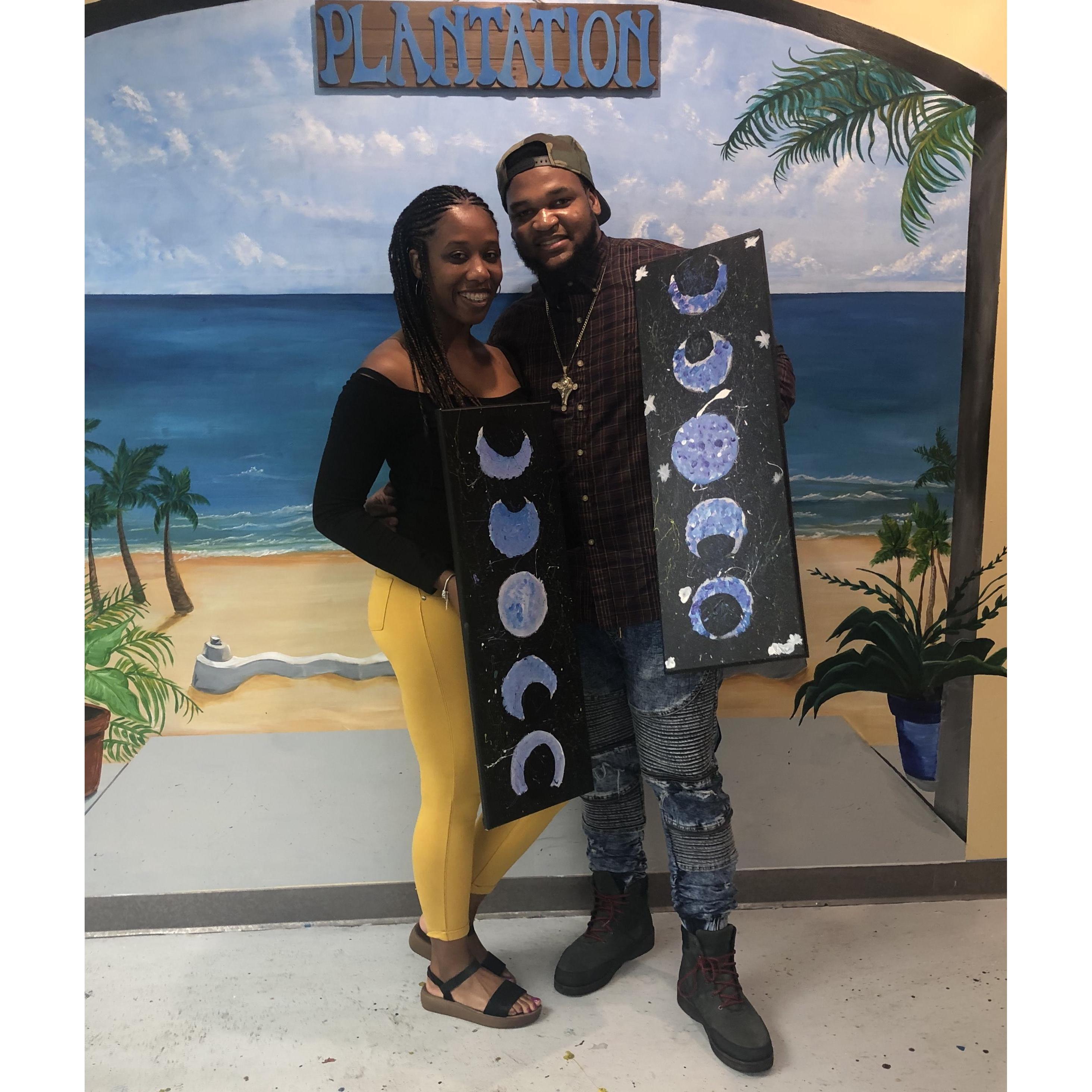 Our second date, but our first picture together.