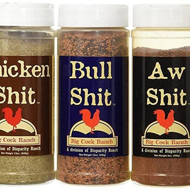 Special Shit - Shit Load Big 5 Sampler (Pack of 5 Seasonings with 1 each of Bull, Special, Good, Aw, Chicken