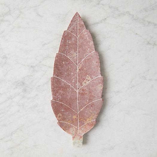 Soapstone Leaf Soap Dish