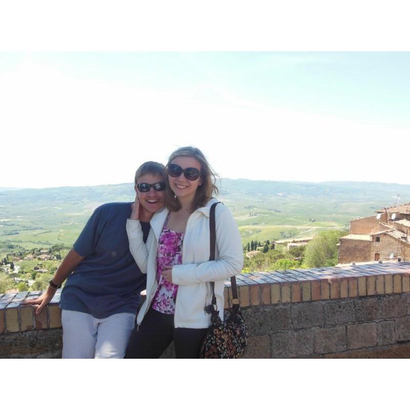 Enjoying the view in Tuscany :)