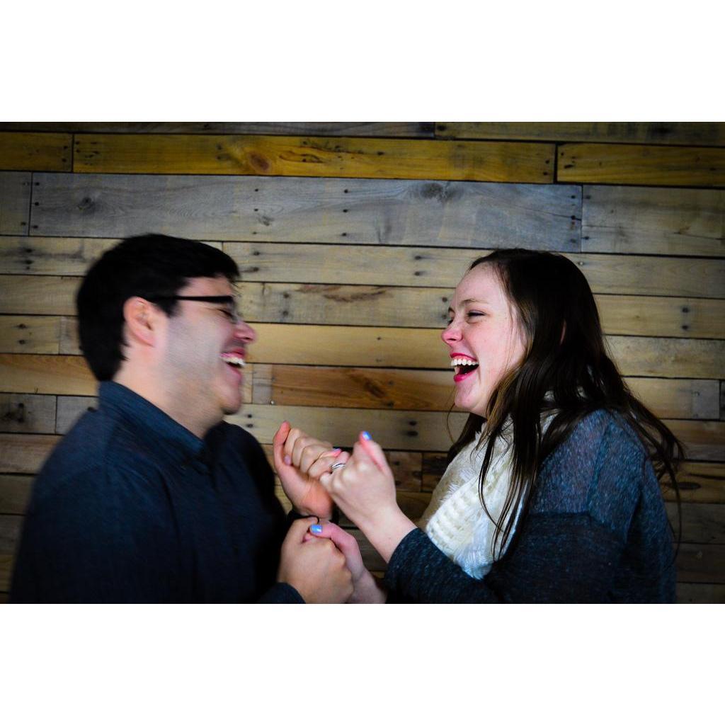 We love how much we laugh together.