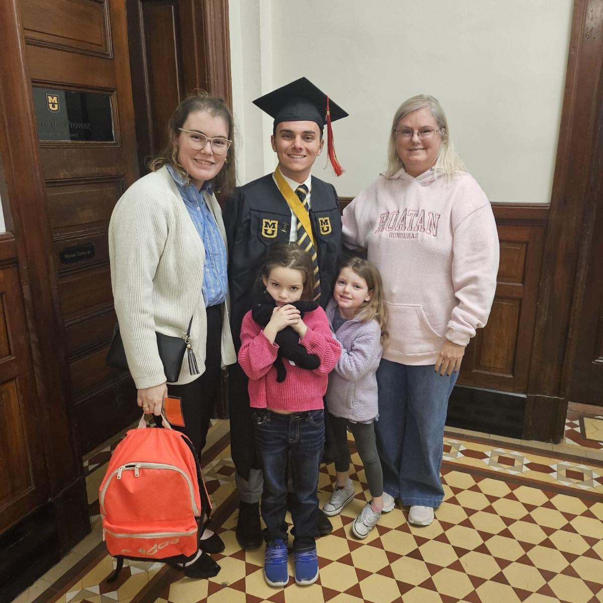 Caleb got his Masters!!!!!