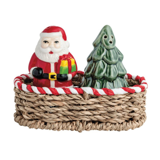 Santa And Tree Salt Pepper