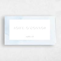 Blue Wedding Place Card - Beaux-Arts