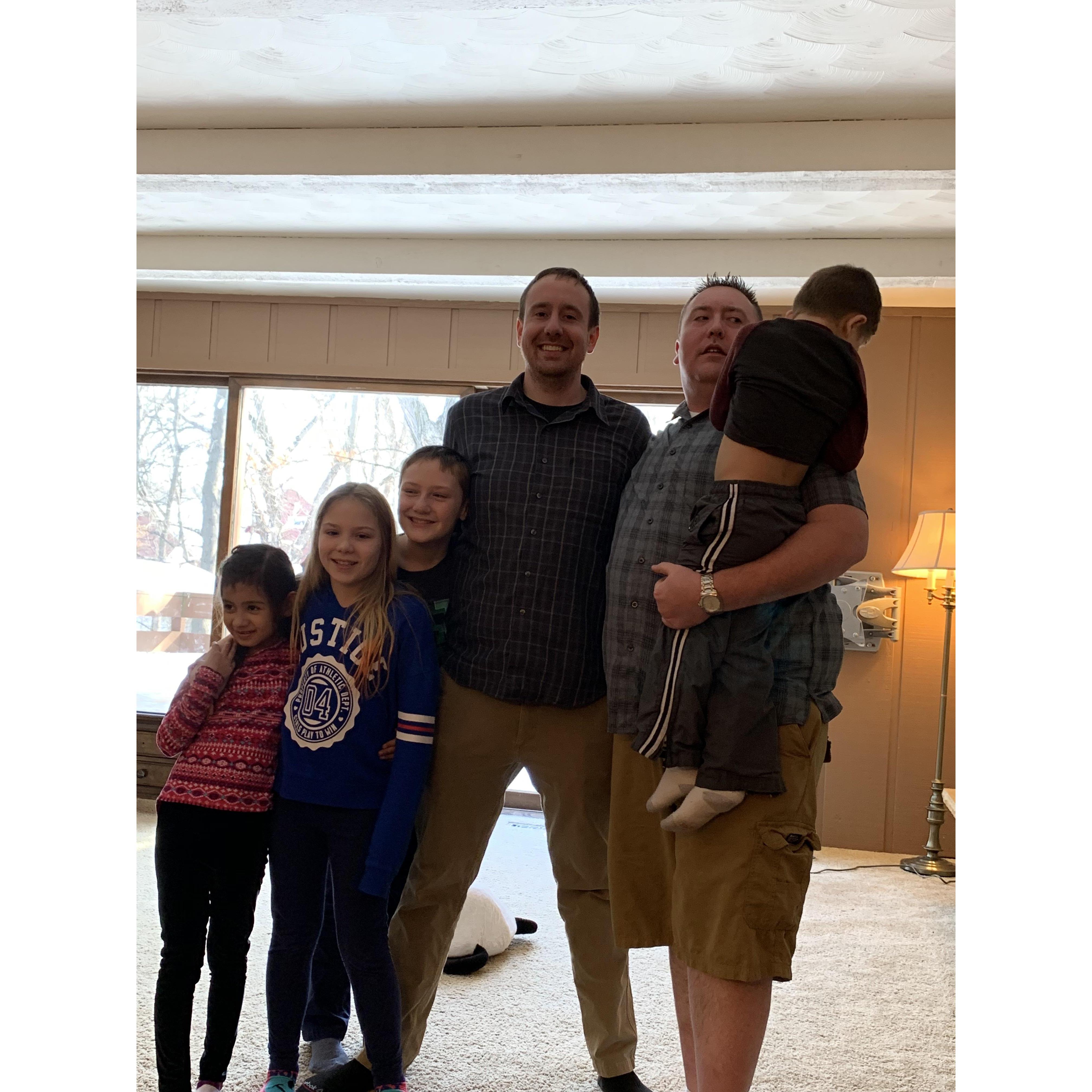 Niece and Nephew fun in Minnesota with Peter, Michael, Laura, Tylor and Brianna
