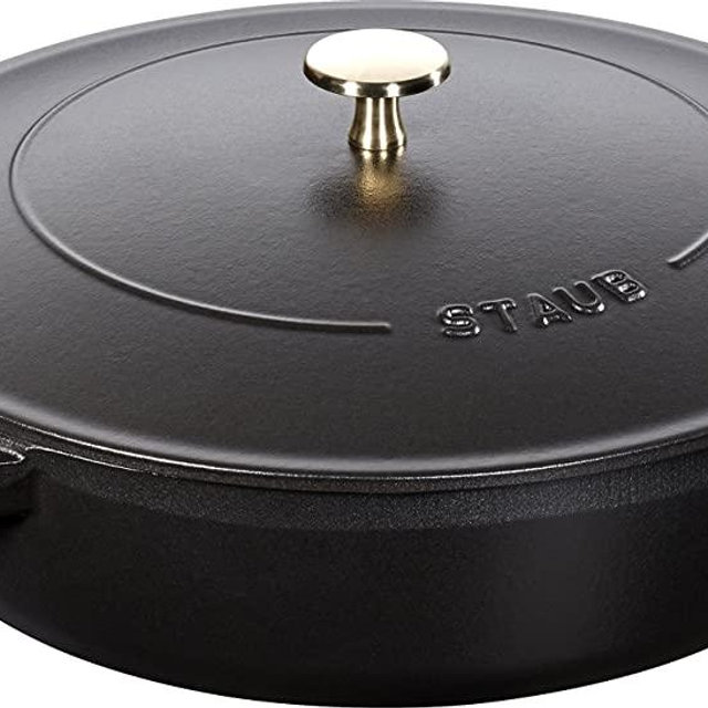 Staub 40511 472/0 with Chistera 28 cm Cast Iron Black