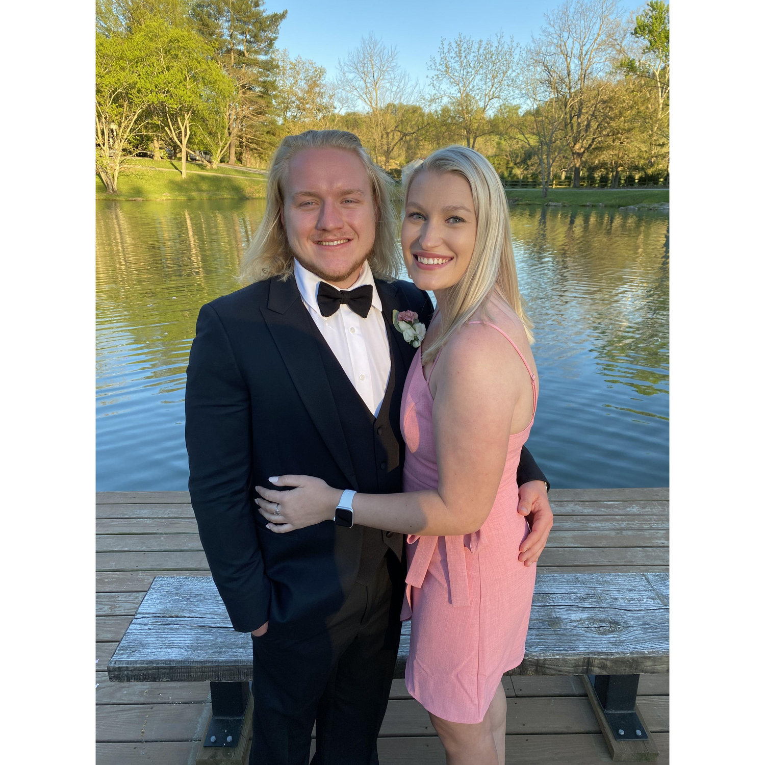 Chris was a groomsman in a family friend's wedding, so of course we had to capture the moment.