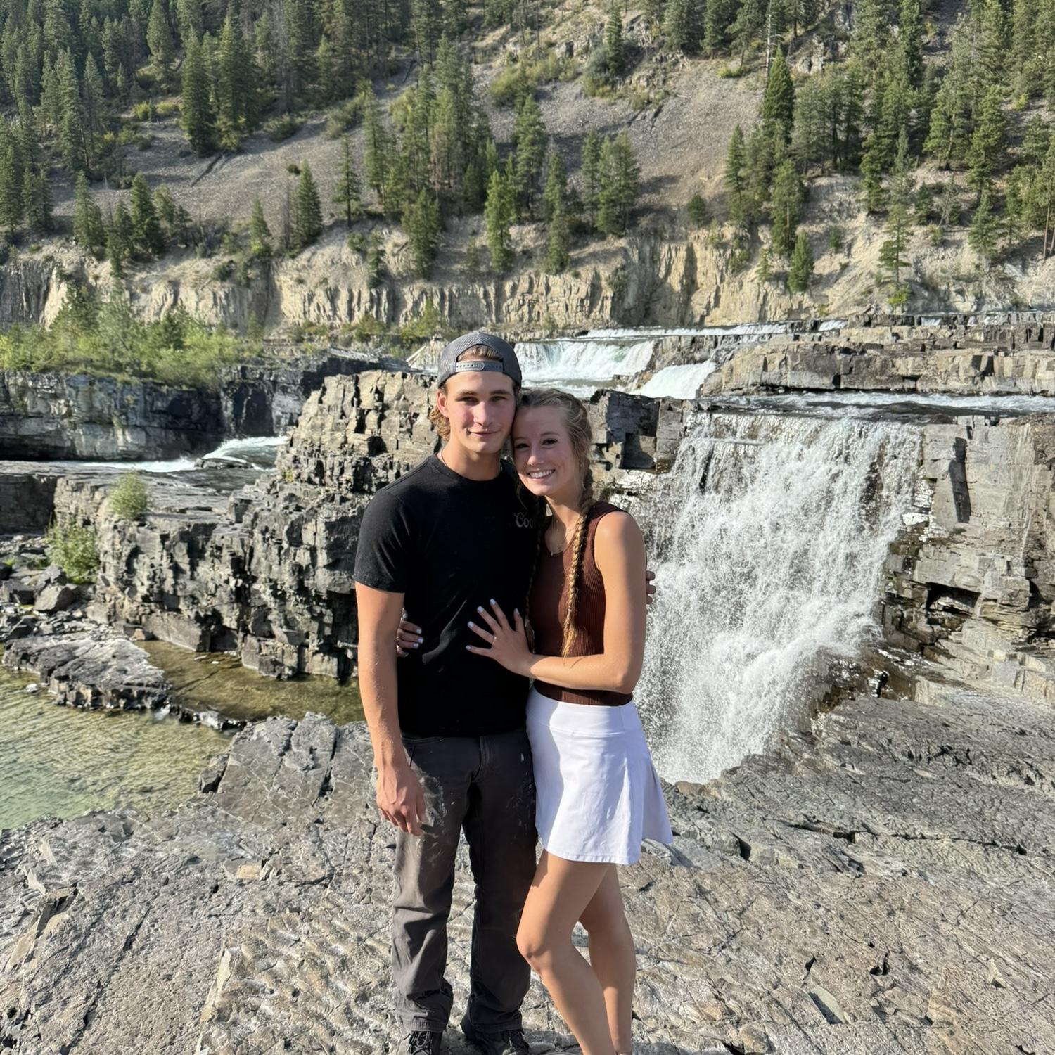 Kootenai falls, Montana
Where we got engaged!