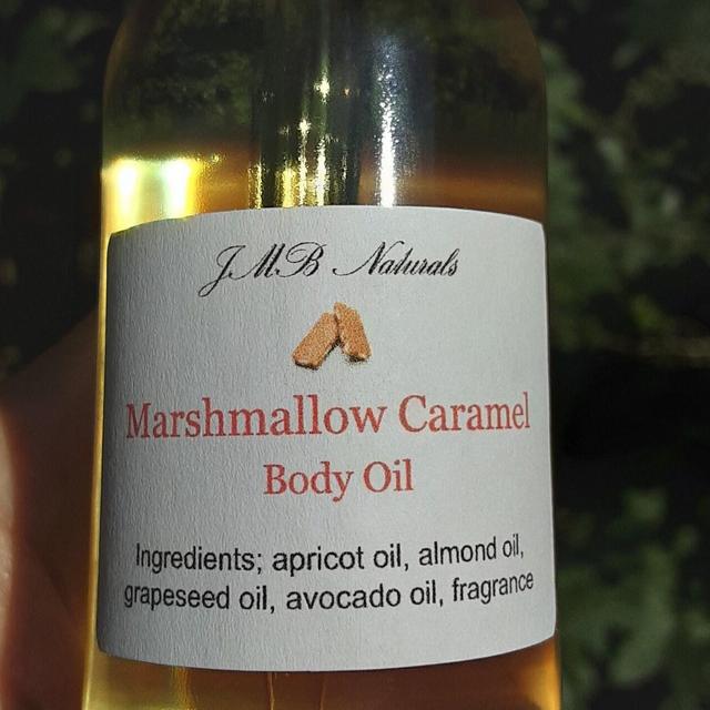 Marshmallow Caramel Body Oil| Natural Skincare| Gift