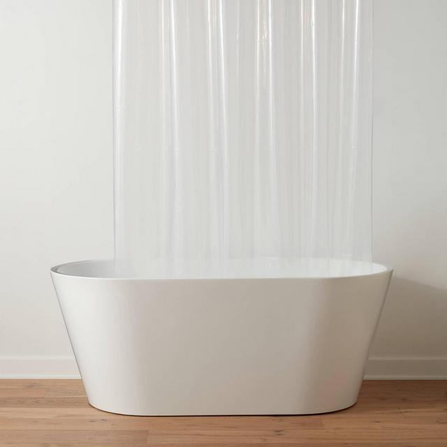 70"x71" Mid Weight Color Shower Liner Clear - Threshold™