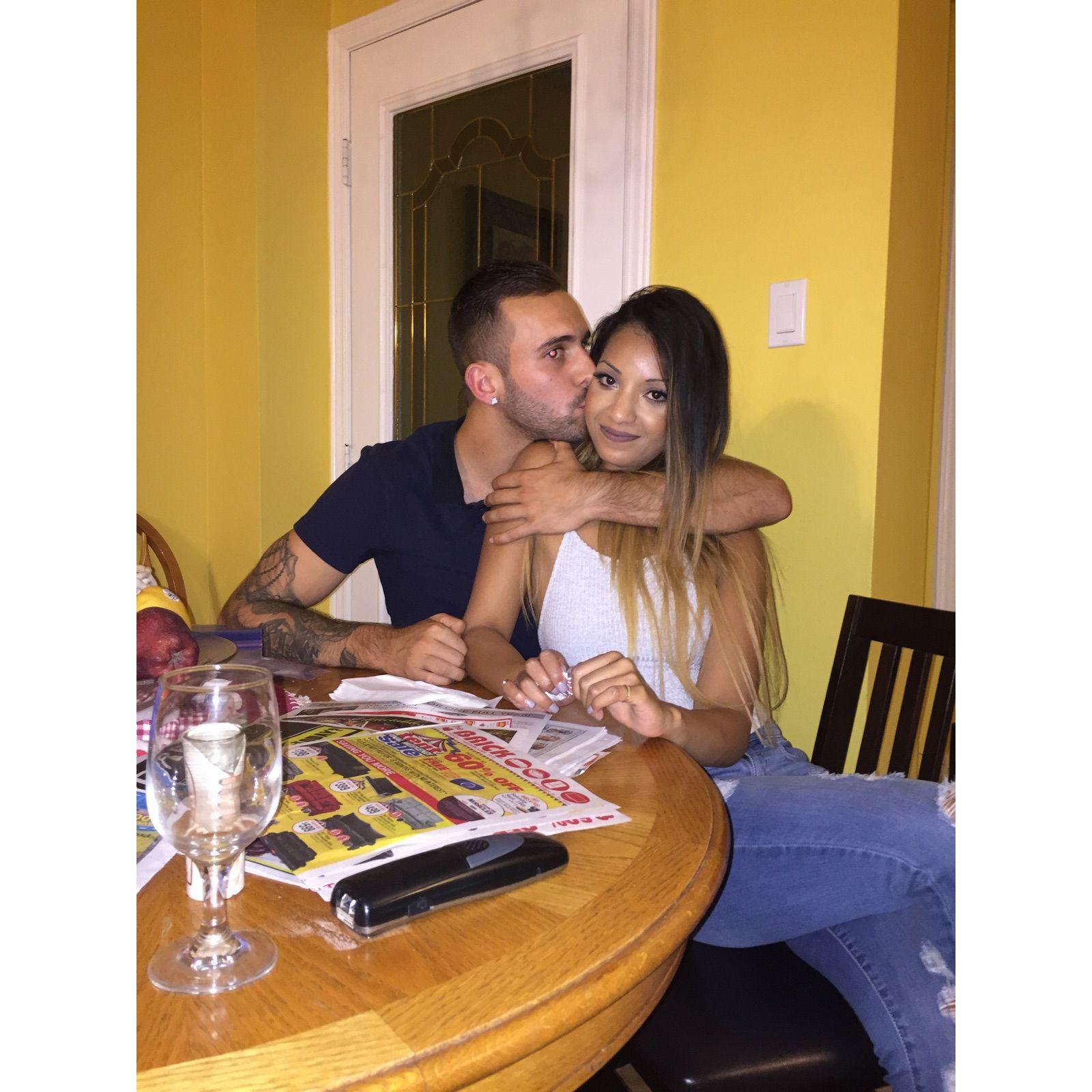 September 2015. Back when Jose's kitchen was yellow