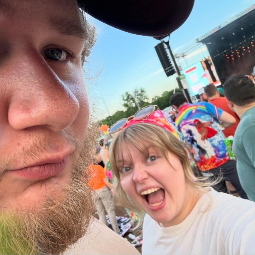 At the Lovin’ Life Music Festival in Charlotte! May 2024