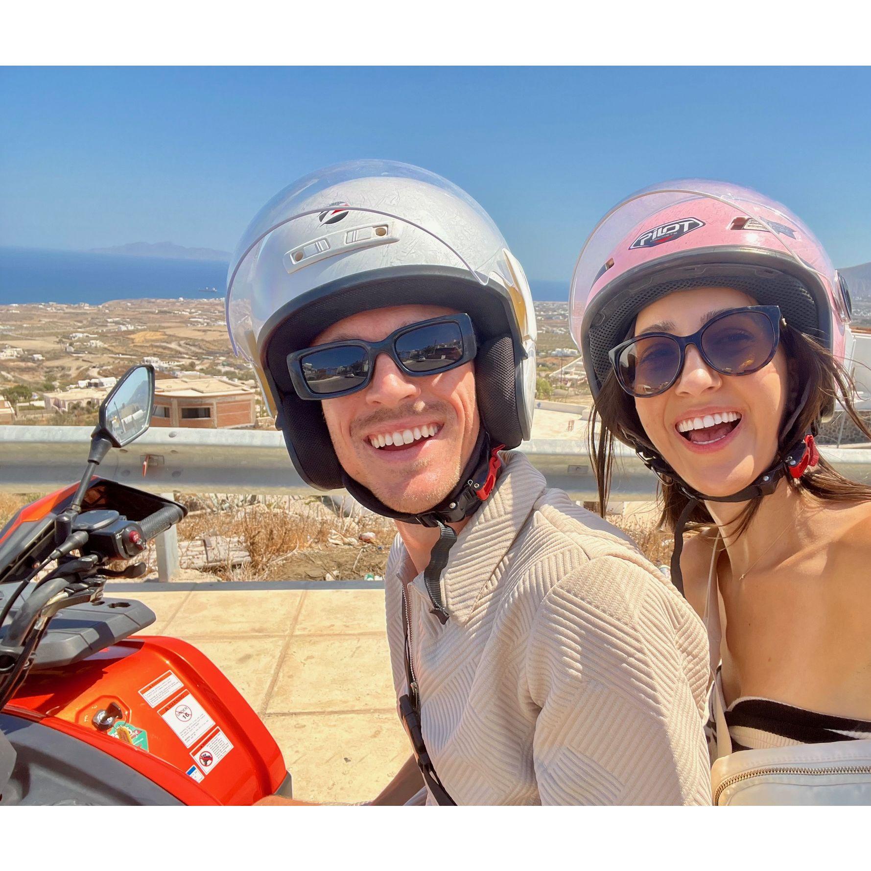 2024 Santorini ATV ride across the island