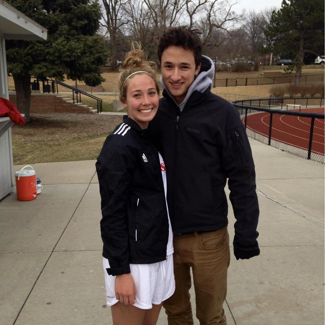 After one of Elise’s high school soccer games.