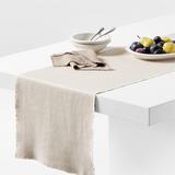 Hudson Linen Blend Woven Table Runner