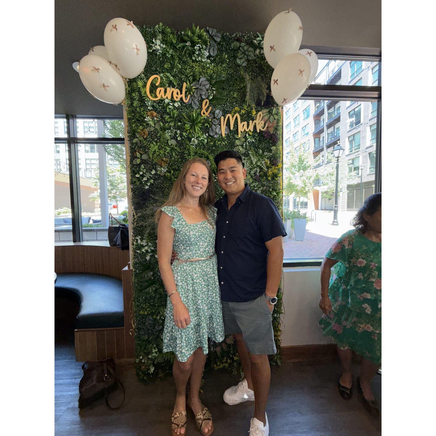 Our friends’ engagement party