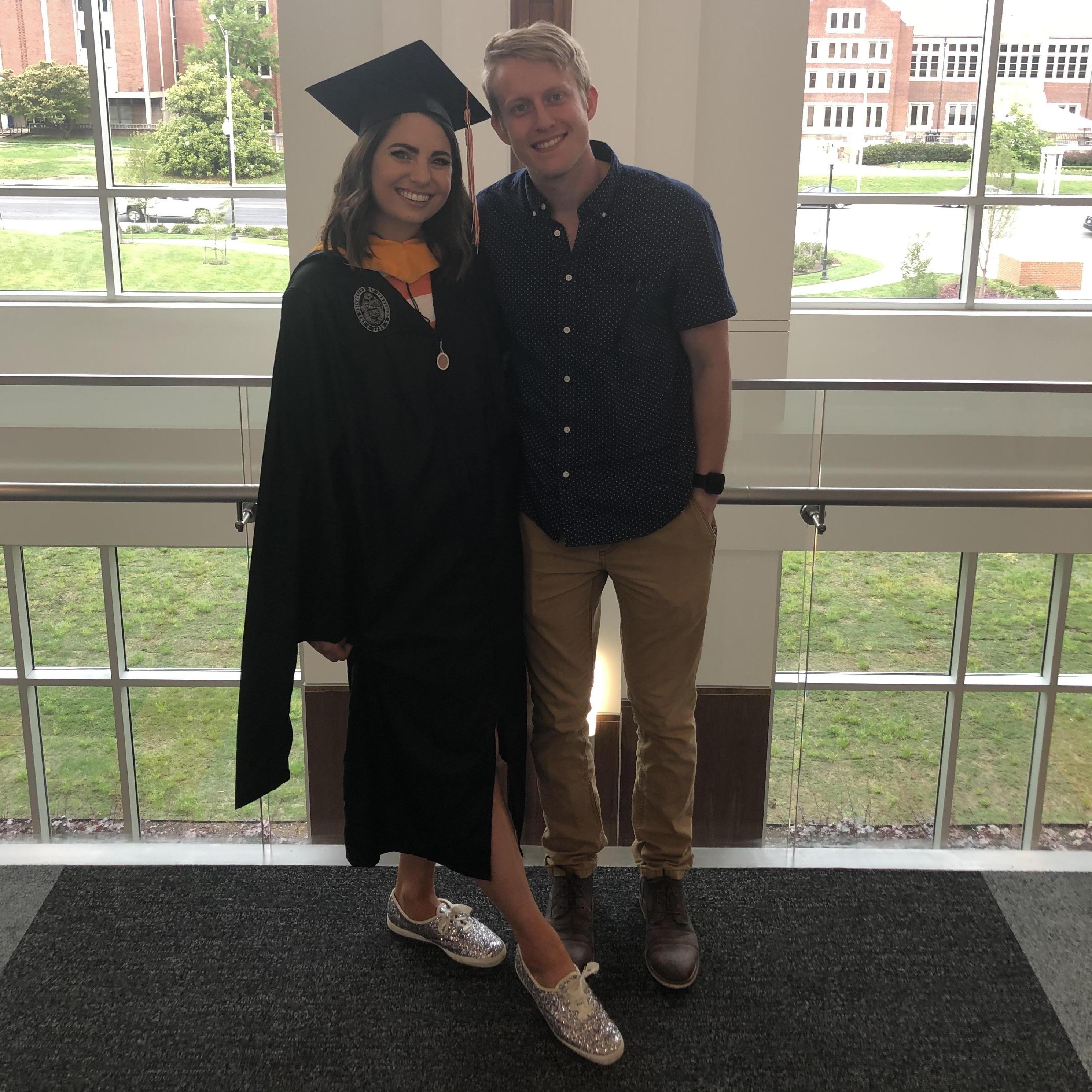 Celebrating MK's graduation and the end of our 2 years of long distance!