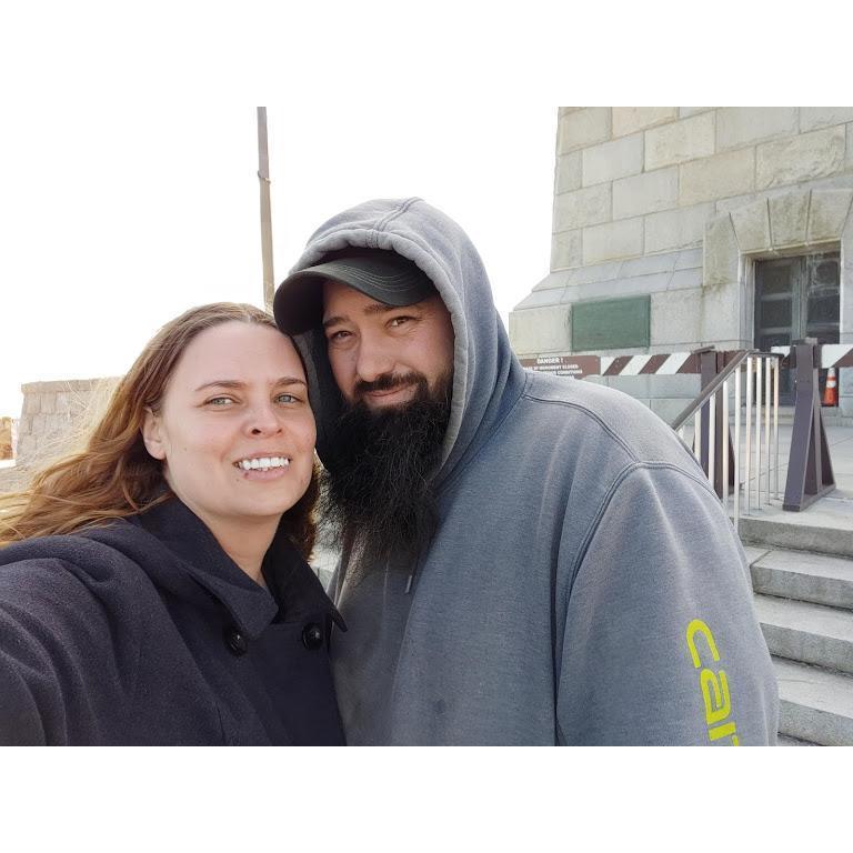 Visiting where we were supposed to be getting married, High Point Monument in March 2019