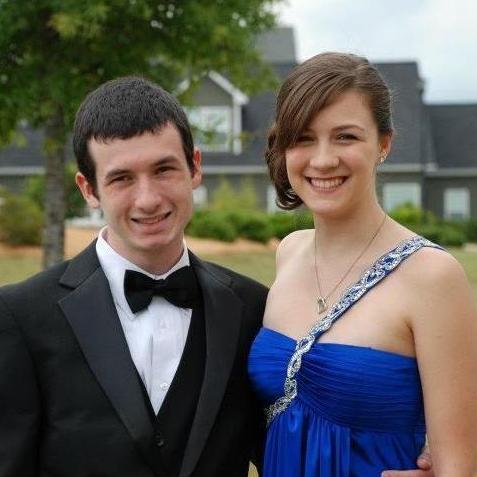 Prom 2012, just before we graduated from high school.