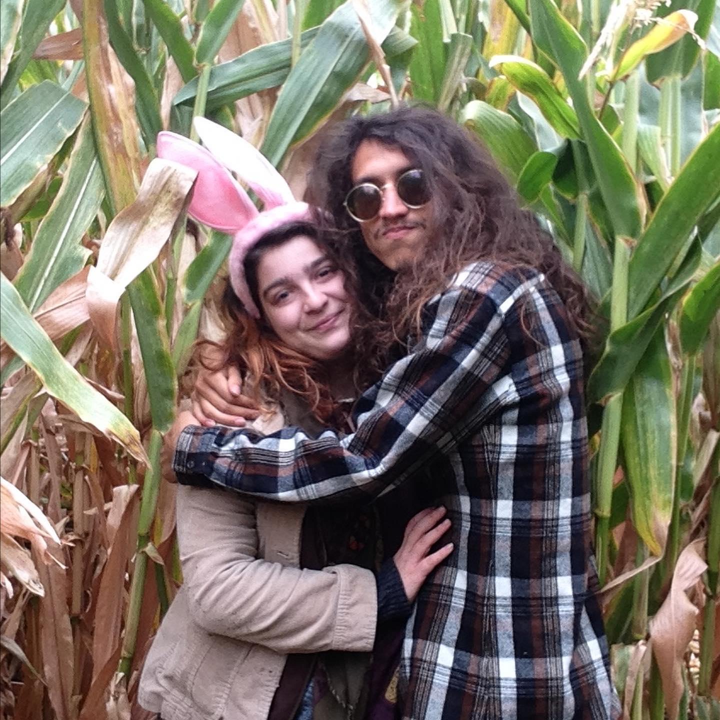 Halloween 2015 and the start of our annual corn maze tradition.