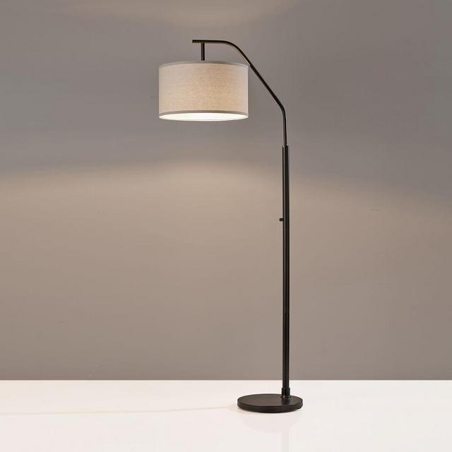 Payton Metal Floor Lamp, Antique Brass